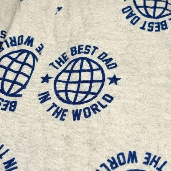 Best Dad In the World Pajama Pants, size medium, nwt - Picture 3 of 4